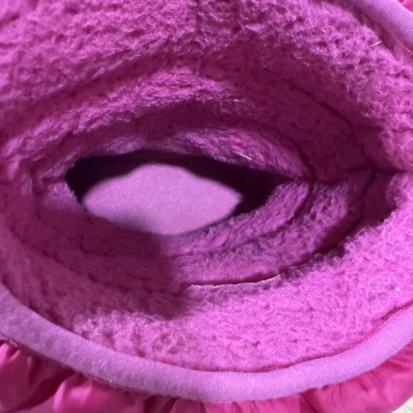 Crocs Classic Lined Neo Puff Slip On Rain Snow Boot Youth Kids J3 Fuschia Pink - Picture 9 of 14